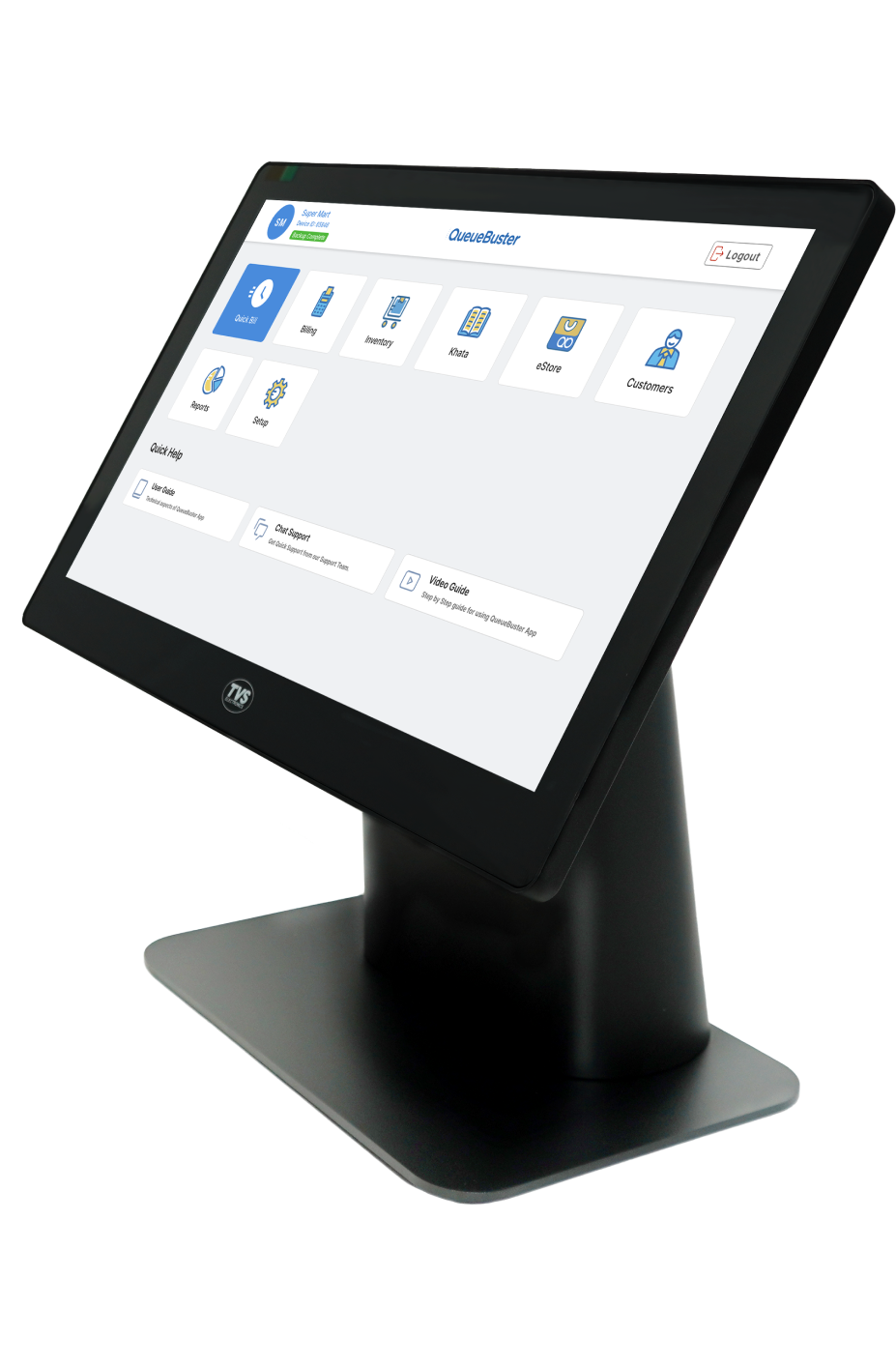 customer facing screen